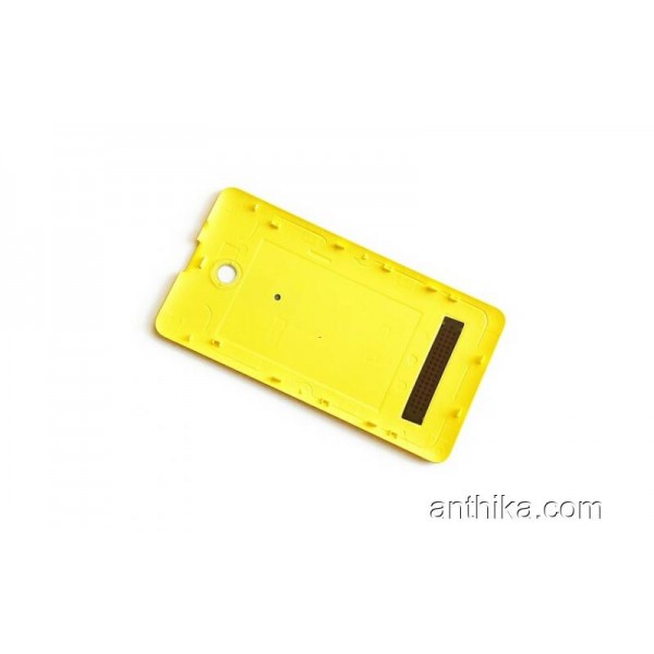 Nokia Asha 210 Kapak N210 Original Battery Cover Yellow New 02503F4