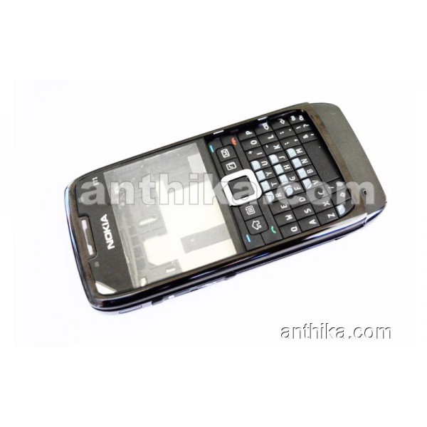 Nokia E71 Kapak Kasa Tuş Original Full Housing Black New