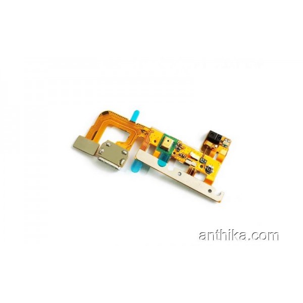 Huawei Ascend P6 Şarj Soketi Mikrofon Flex Film Original Mic Charging Port
