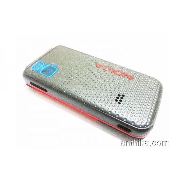 Nokia 5610 Kapak Kasa Tuş Orjinal Kalitesinde Full Kasa Black Red