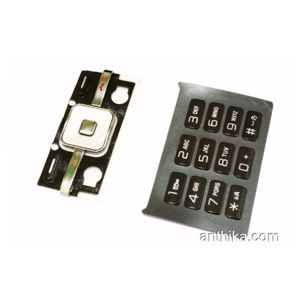 Sony Ericsson T715 Tuş Orjinal Keypad Black New