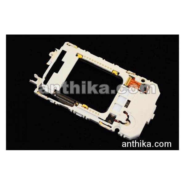 Nokia 7390 Ekran Çerçeve Original Upper C-Cover White New 0256608