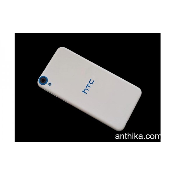 HTC Desire 820 Kapak Kasa Original Middle Cover White Blue New