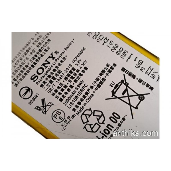 Sony Xperia C4 Z3 Compact D5803 D5833 Batarya Pil 2600mAh LIS156ERPC