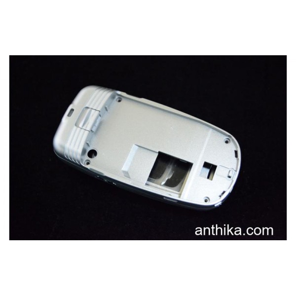 Samsung E730 Kapak Kasa Tuş Original Housing Silver New