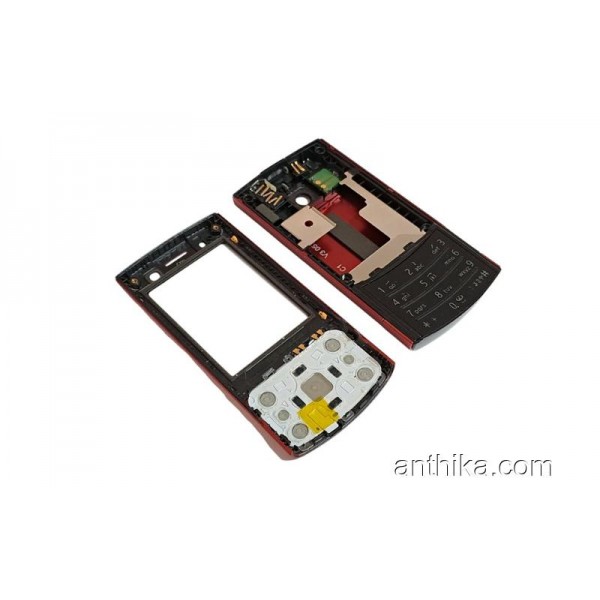 Nokia 6700 Slide Kapak Kasa Tuş Original Housing Red New Condition