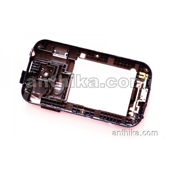 Samsung S3350 Chat 335 Kasa Original Middle Cover Black New Condition