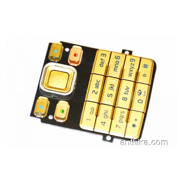 Nokia 6300 Tuş Orjinal Kalitesinde Keypad Gold Ne...