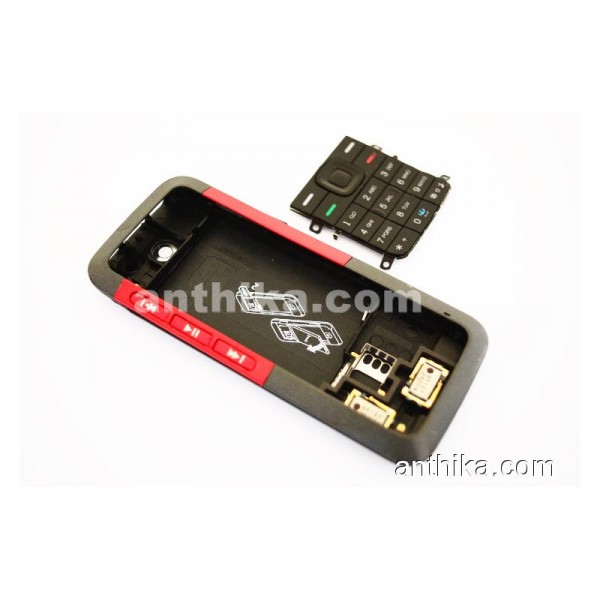 Nokia 5310 XpressMusic Kapak Kasa Tuş Original Fu...
