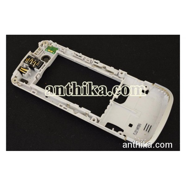 Nokia C3-01 Kasa Orjinal Middle Cover Frame Silver Used 0257476