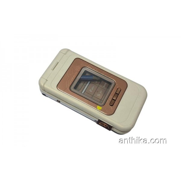 Nokia 7390 Kapak Kasa Tuş Flex Original Full Hous...