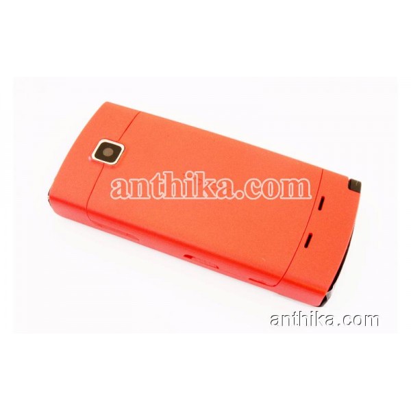 Nokia 5250 Kapak Kasa Tuş Orjinal Kalitesinde Full Housing Red New