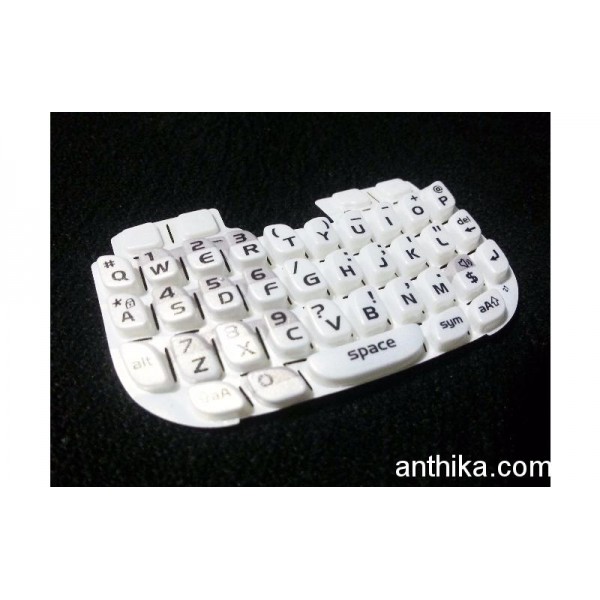 Blackberry 8520 Curve Tuş KVK Depodan Keypad Whit...