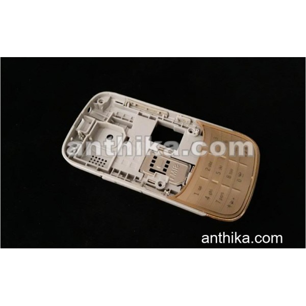 Nokia C2-02 C2-03 Kasa Tuş High Quality Middle Cover and Keypad New