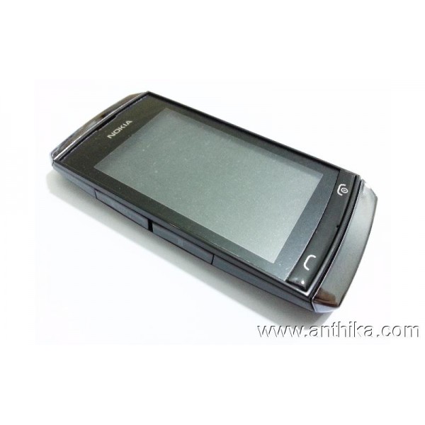 Nokia Asha 305 306 Kasa Kapak Full Housing Black