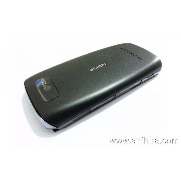 Nokia Asha 305 306 Kasa Kapak Full Housing Black