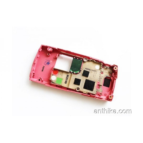 Samsung E900 E908 Kasa Original Middle Cover Red Used