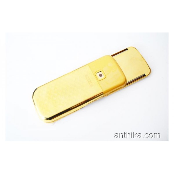 Nokia 8900 Kapak Kasa Tuş High Quality Full Housing Gold New