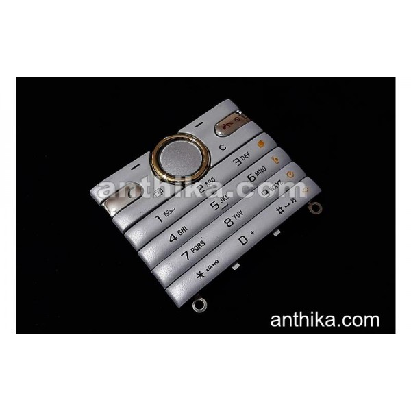 Sony Ericsson S312 Tuş Original Keypad Silver New...