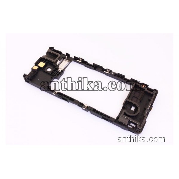 Nokia 515 Kasa Original Middle Cover Silver Used 02504W0