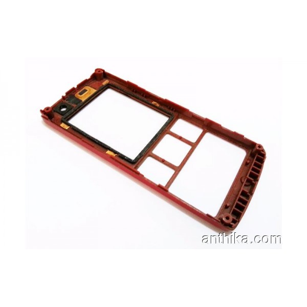 Sony Ericsson K610 K610i Kapak Orjinal Front Cover Red