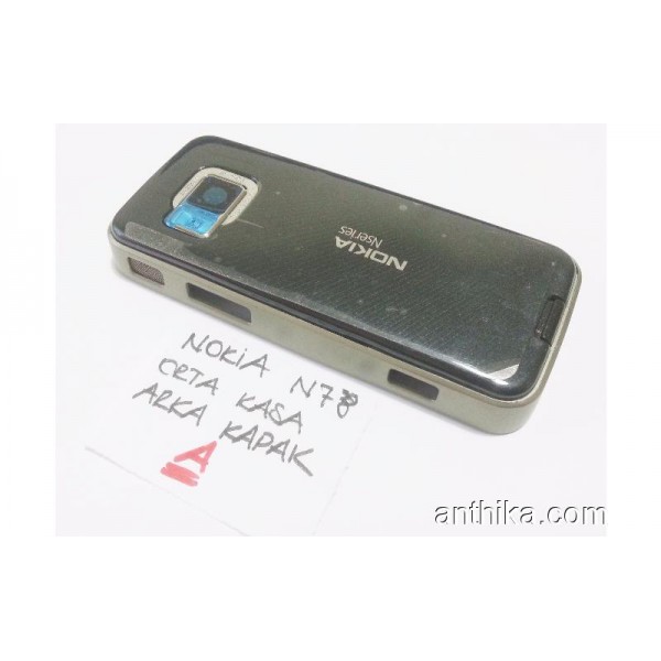 Nokia N78 Kapak Kasa Orjinal Middle Frame Battery Cover New