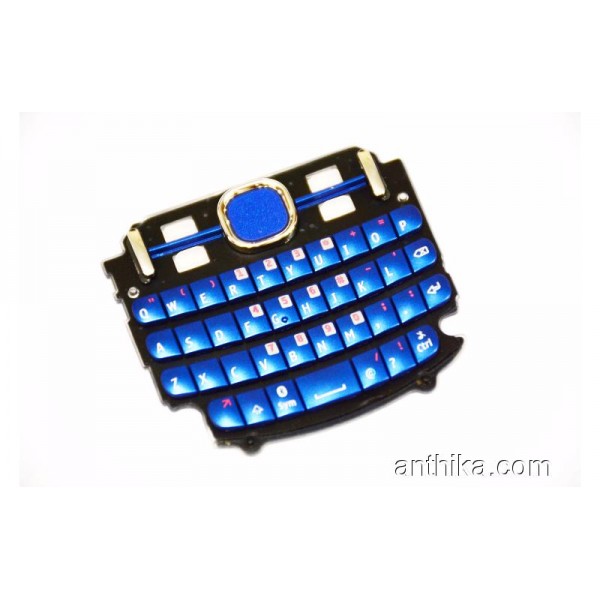 Nokia 200 Asha Tuş Orjinal Keypad Blue New