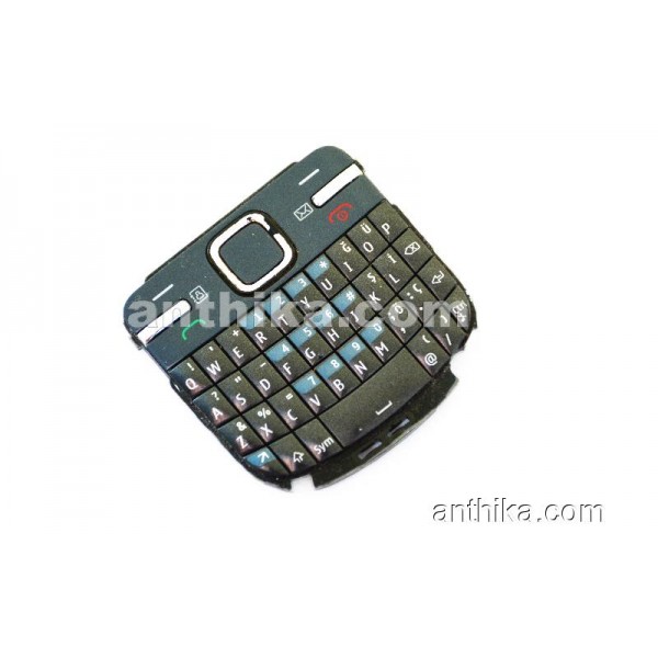 Nokia C3 C3-00 Tuş Original Keypad Blue Used