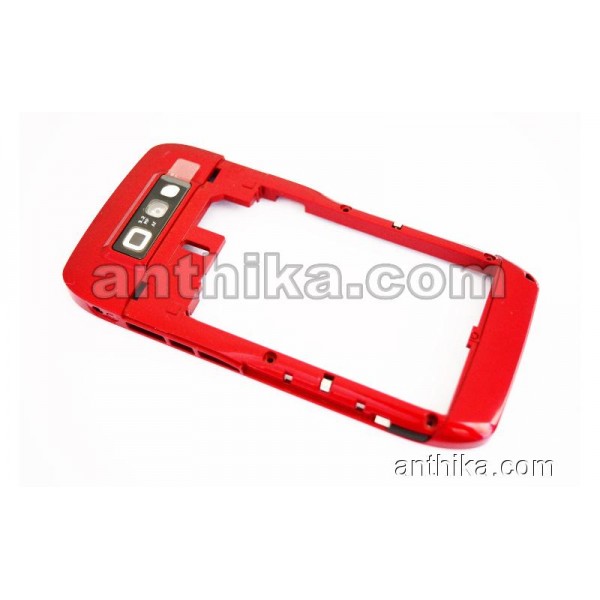 Nokia E71 Kasa Original Middle Cover Red New