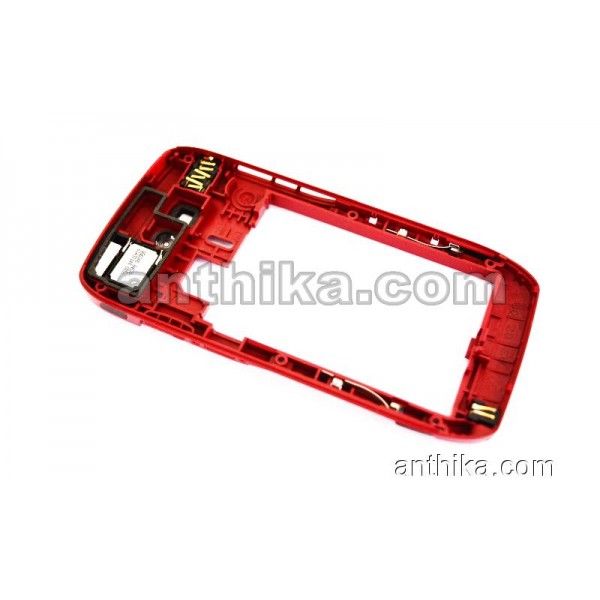 Nokia E71 Kasa Original Middle Cover Red New