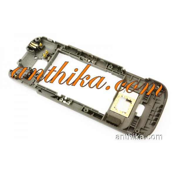 Nokia C5 C5-00 Kasa Orjinal Middle Cover Frame Gray New 0257326