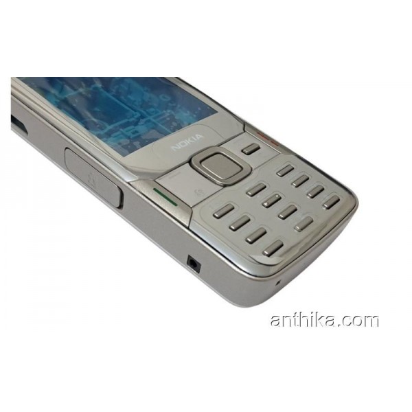 Nokia N82 Kapak Kasa Tuş Board Original Full Housing Silver New