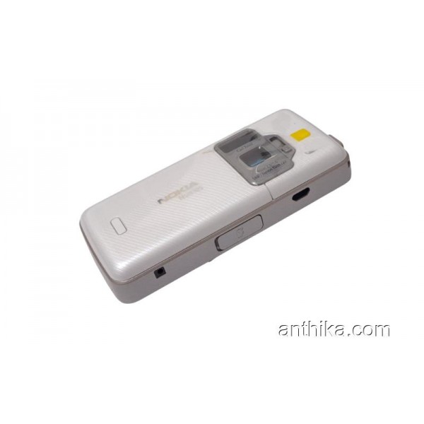 Nokia N82 Kapak Kasa Tuş Board Original Full Housing Silver New