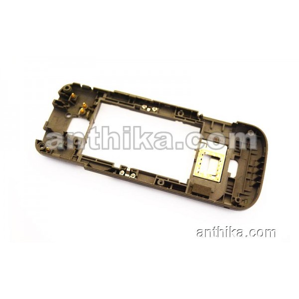 Nokia C5 C5-00 Kasa Orjinal Middle Cover Frame Grey Used