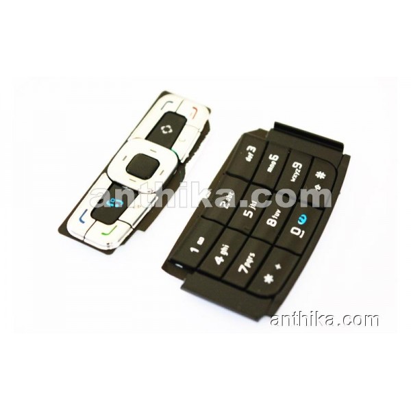 Nokia N95 8GB Tuş Set High Quality Keypad Black N...