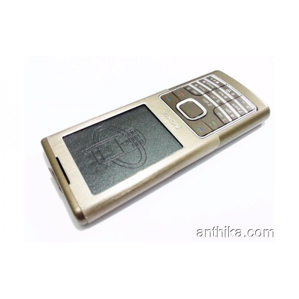 Nokia 6500 Classic  Kapak Tuş A++Kalite Cover Brown