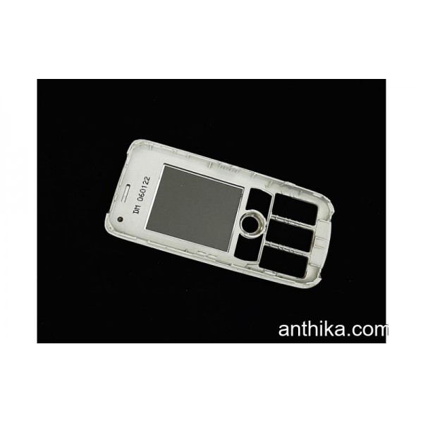 Sony Ericsson K700 K700i Kapak Original Front Cover Silver Used