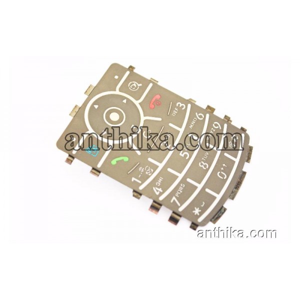 Motorola V3x Razr Tuş Original Keypad Dark Grey U...