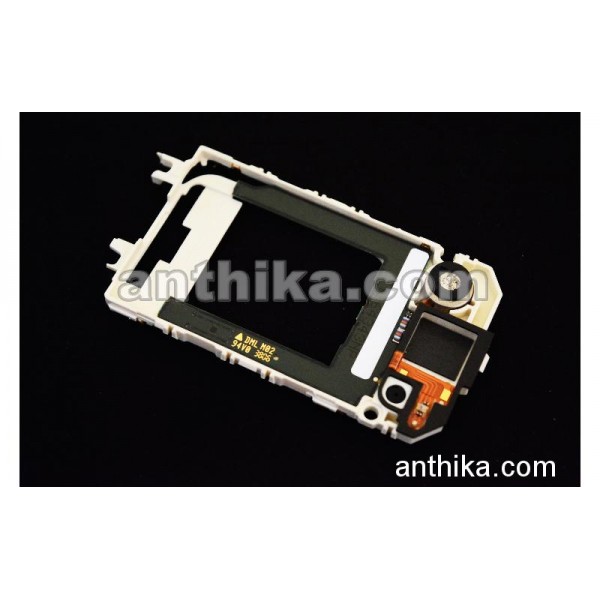 Nokia 7390 Ekran Çerçeve Original Upper C-Cover White New 0256608