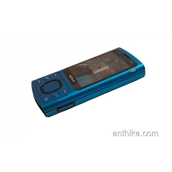 Nokia 6700 Slide Kapak Kasa Tuş Original Housing Blue New