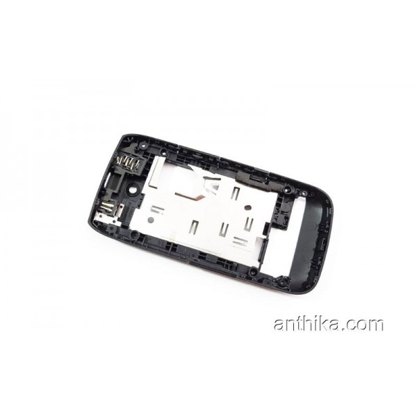 Nokia 308 Asha Kasa Original Middle Cover Black New 0259860