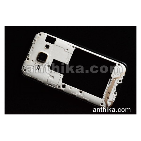 Samsung J1 SM-J100H Kasa Original Middle Cover Whi...
