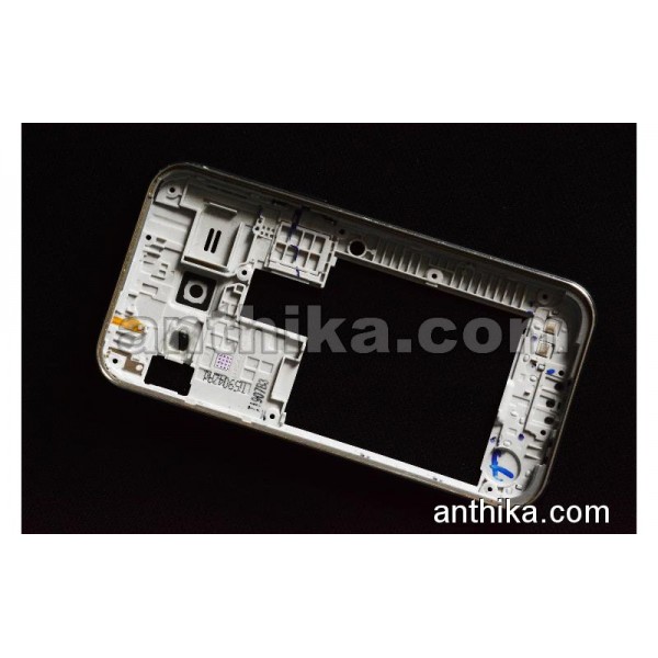 Samsung J1 SM-J100H Kasa Original Middle Cover White Used