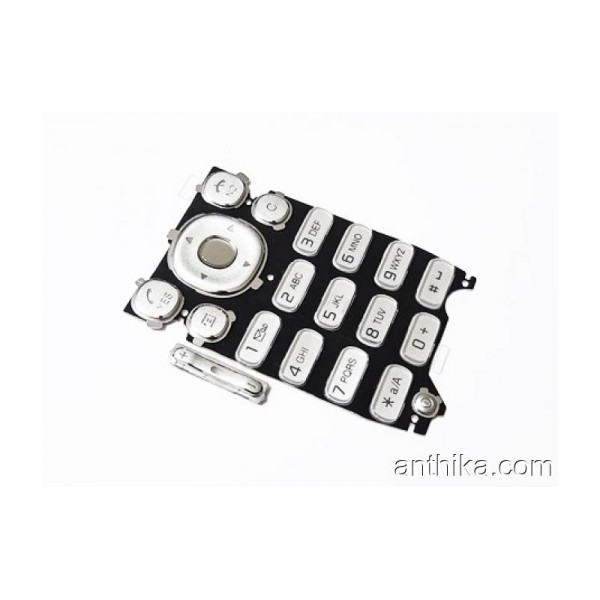 Sony Ericsson Z300 Z300i Tuş Original Keypad Silv...