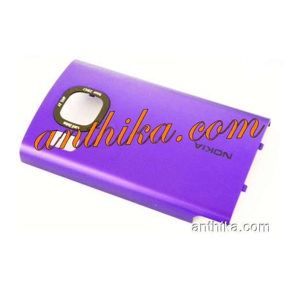 Nokia 6700 Slide Kapak Orjinal Battery Cover Purpl...