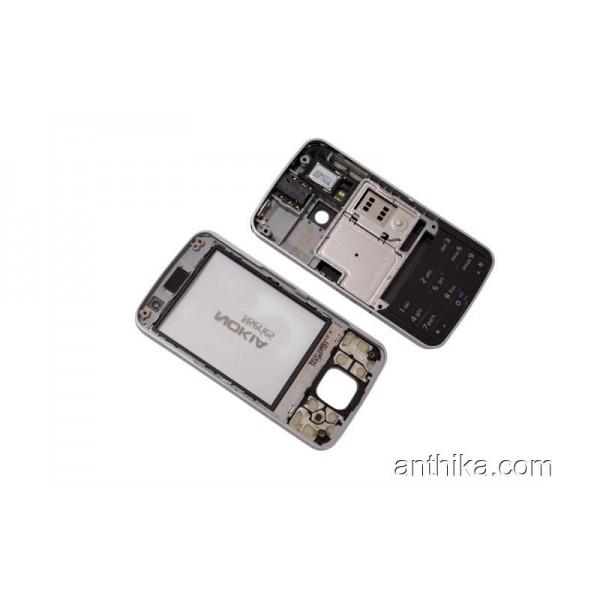 Nokia N96 Kapak Kasa Tuş Soket Buzzer Original Full Housing Black New
