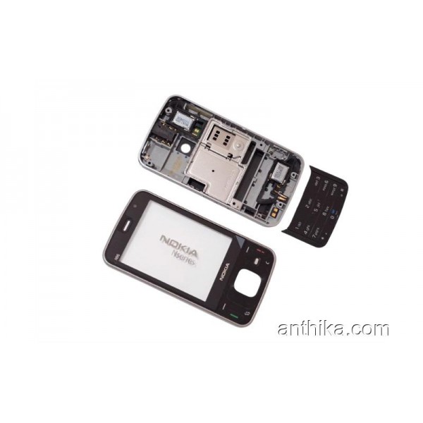 Nokia N96 Kapak Kasa Tuş Soket Buzzer Original Full Housing Black New