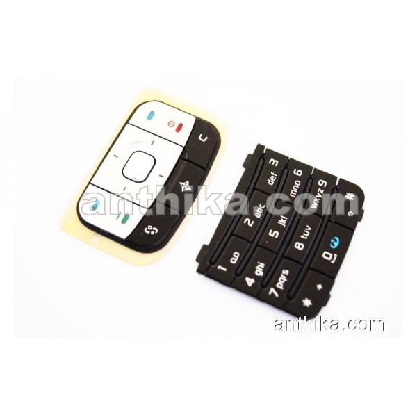 Nokia 6110 Navigator Tuş High Quality Keypad Blac...
