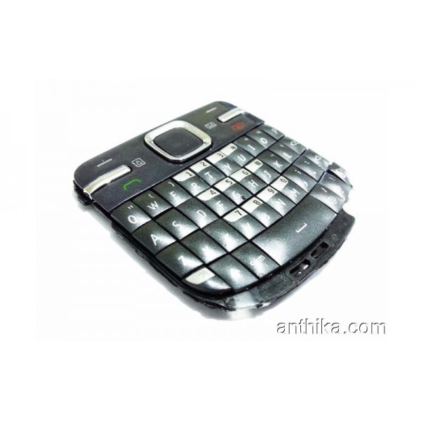 Nokia C3 C3-03 Tuş Orjinal Keypad Black