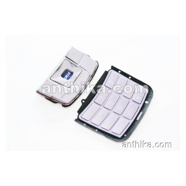 Samsung E250 Tuş Original Keypad Lilac Used